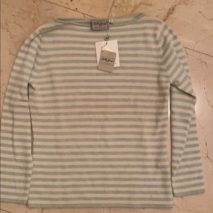 Bobby Jones Cashmere stripped sweater